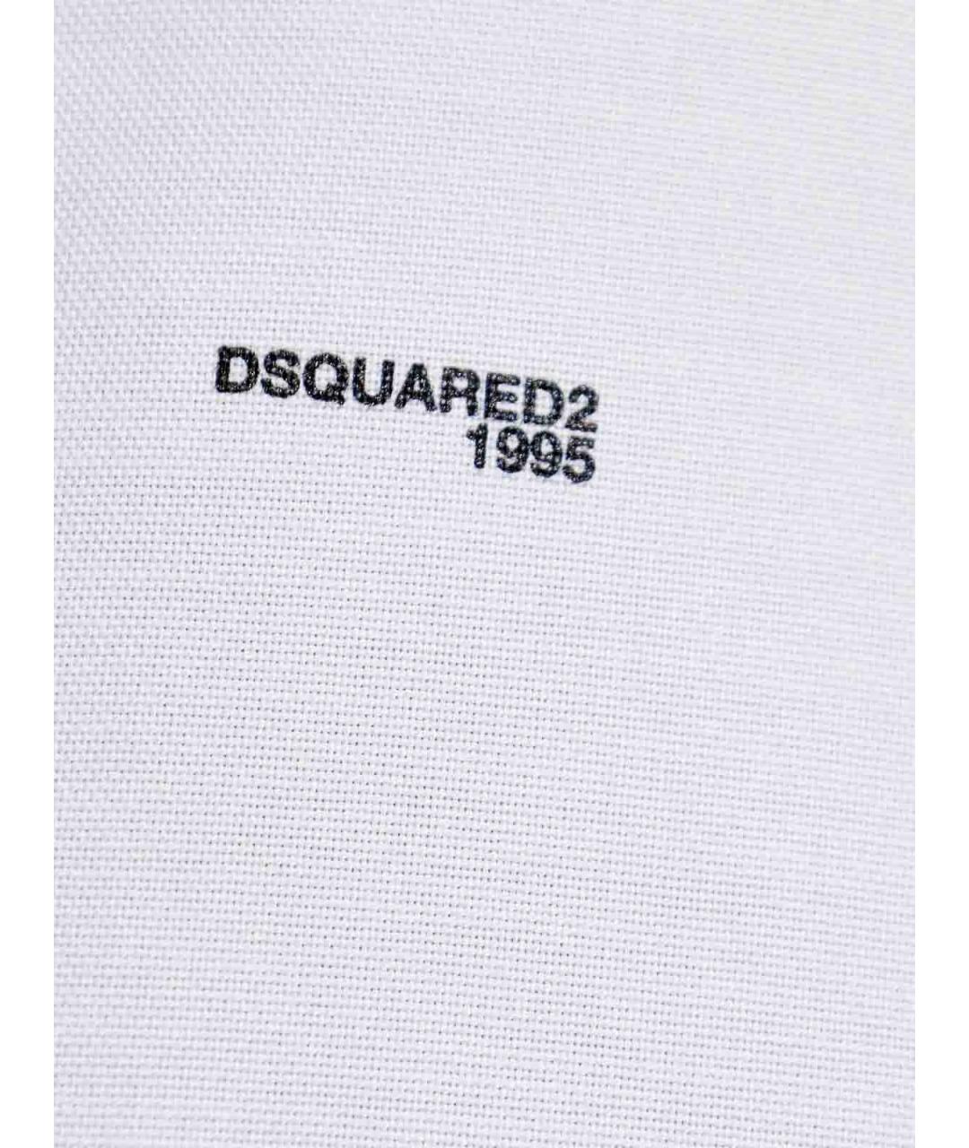 DSQUARED2 Белая кэжуал рубашка, фото 5