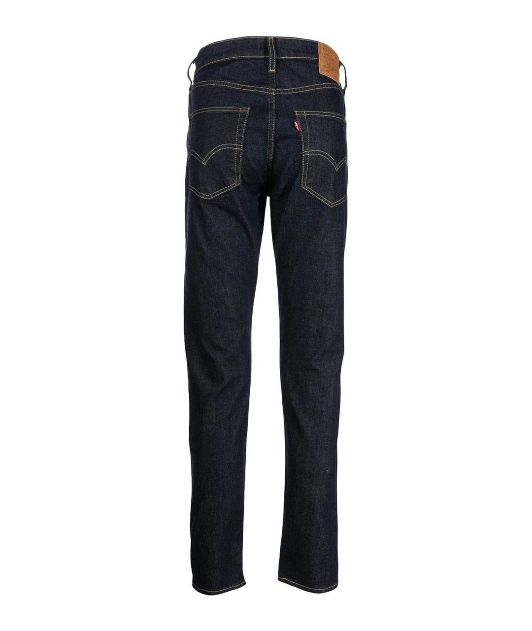 LEVI'S Синие хлопковые прямые джинсы, фото 2