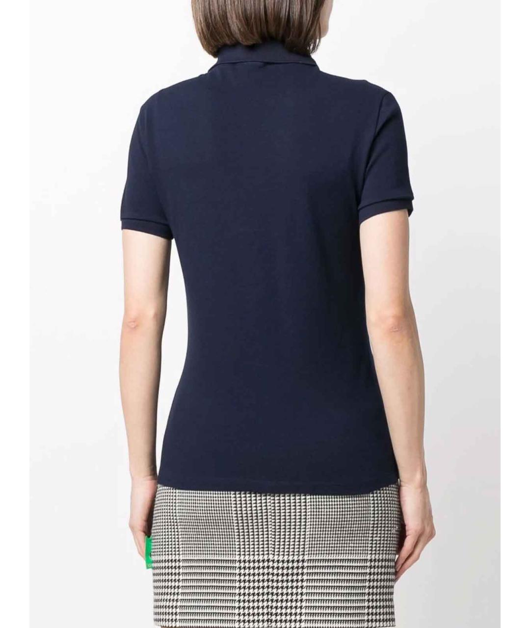LACOSTE Синяя хлопковая футболка, фото 4