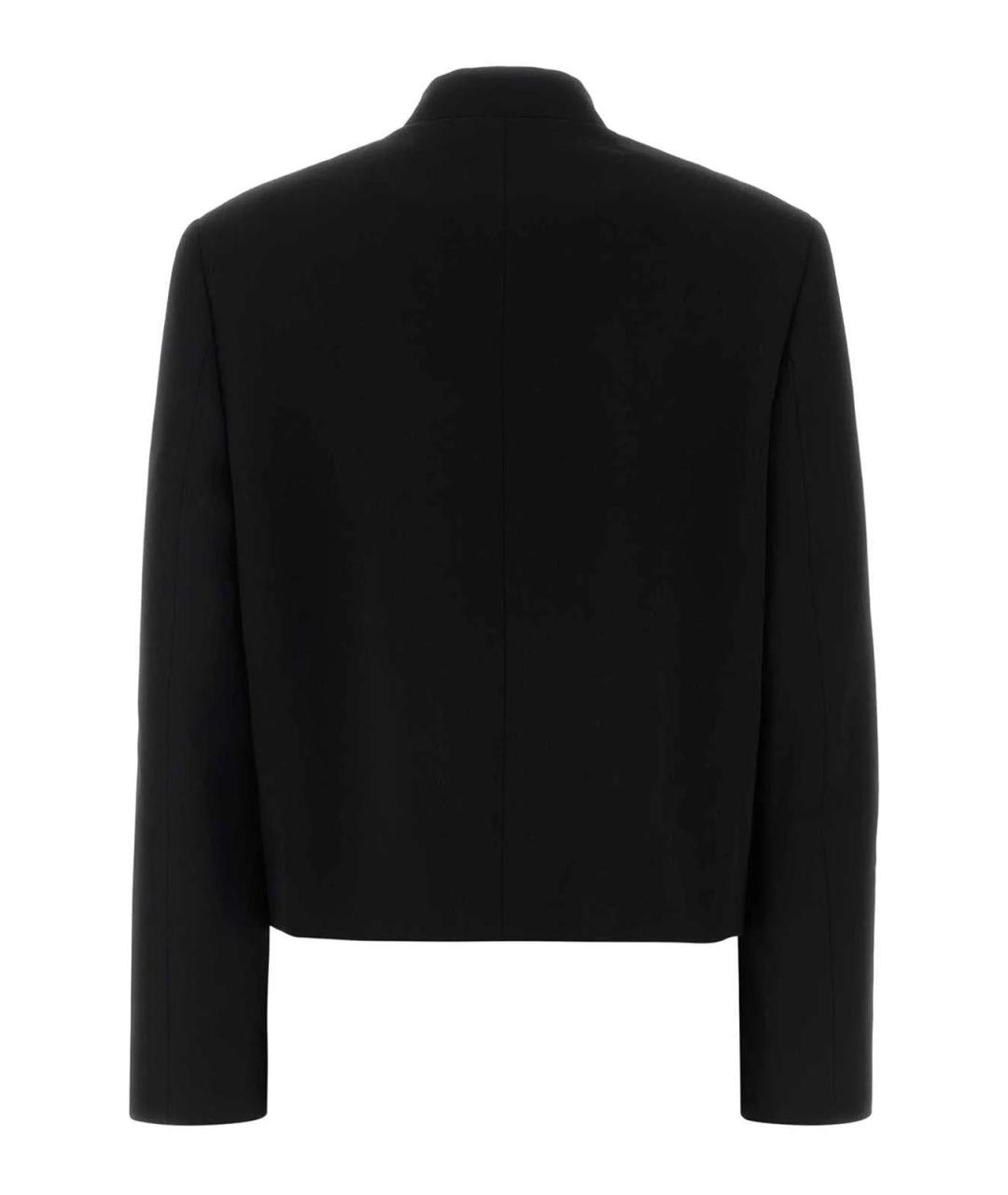 JIL SANDER Черный шерстяной жакет/пиджак, фото 2