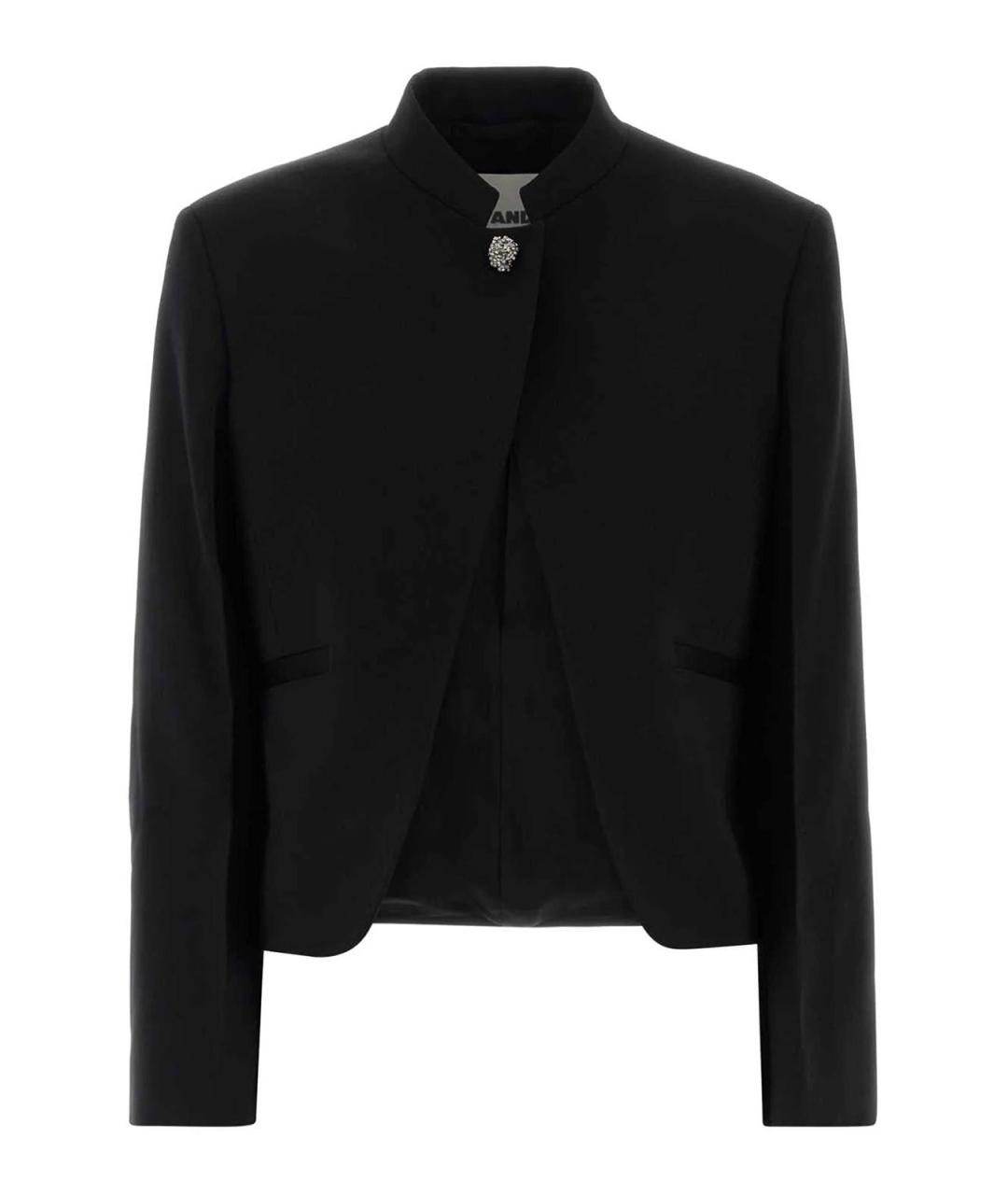 JIL SANDER Черный шерстяной жакет/пиджак, фото 1