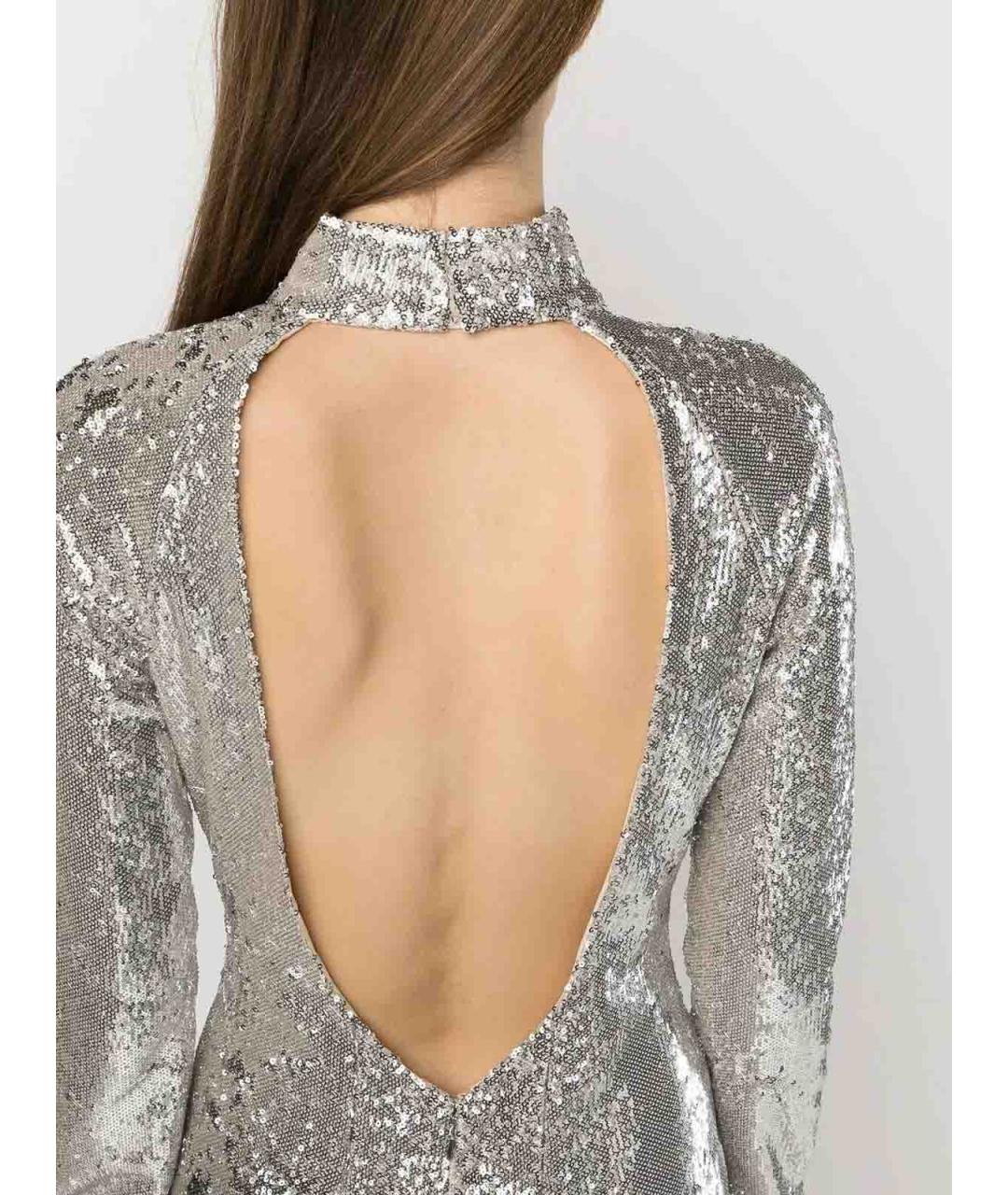 GIVENCHY Серебряное полиамидовое вечернее платье, фото 5