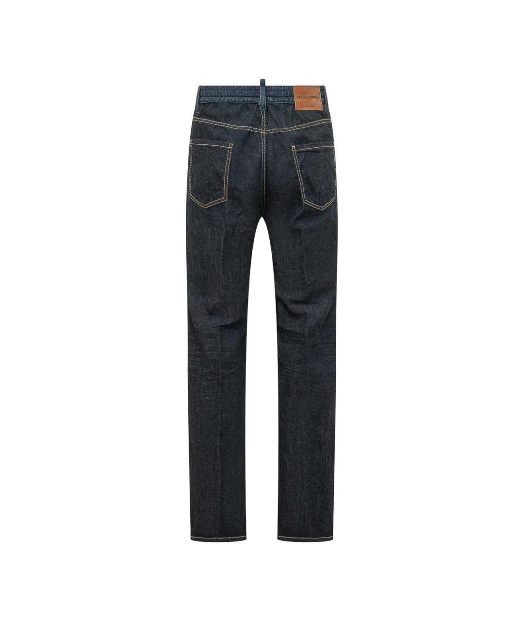 DSQUARED2 Синие хлопковые повседневные брюки, фото 2