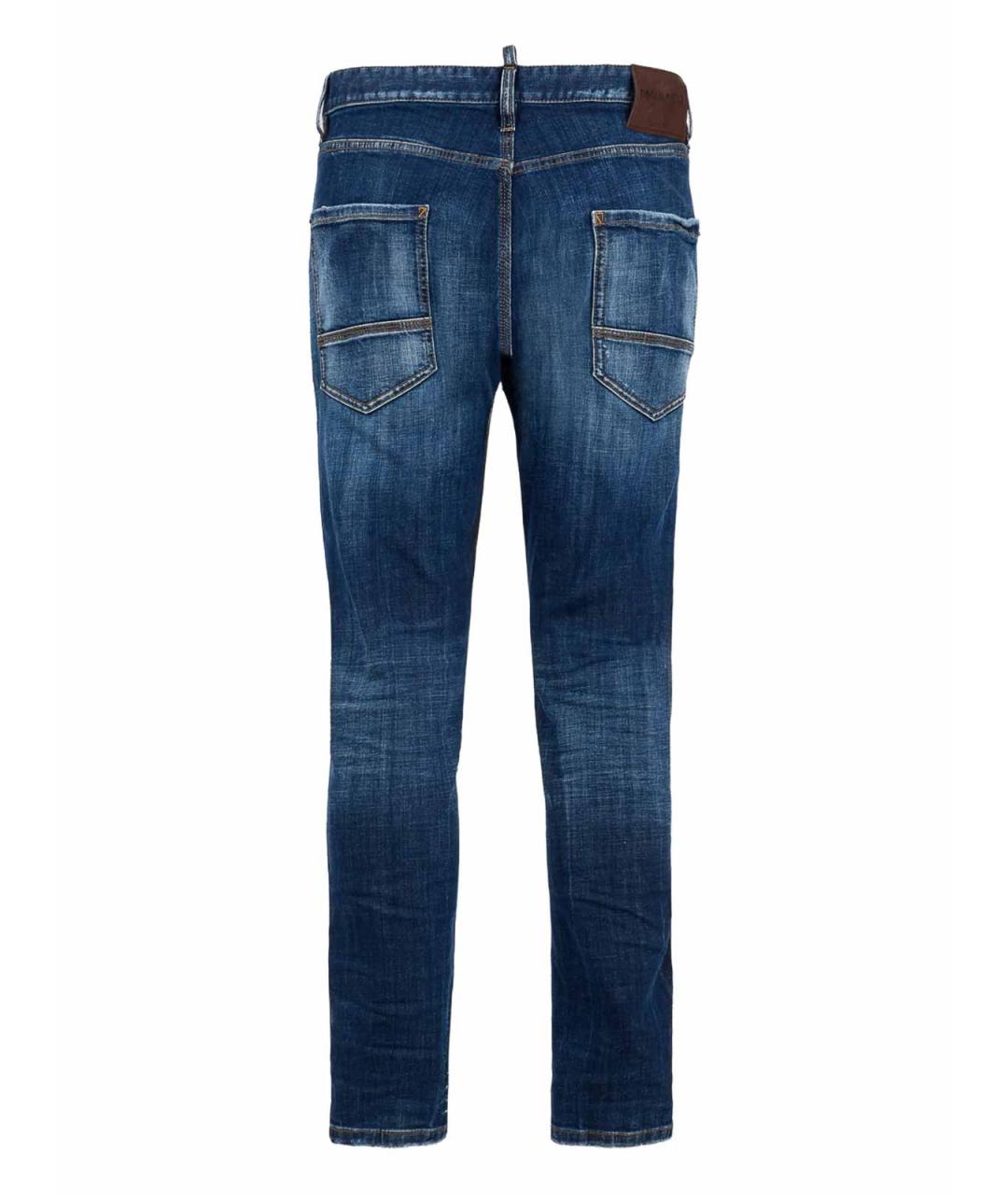 DSQUARED2 Синие хлопковые джинсы скинни, фото 2