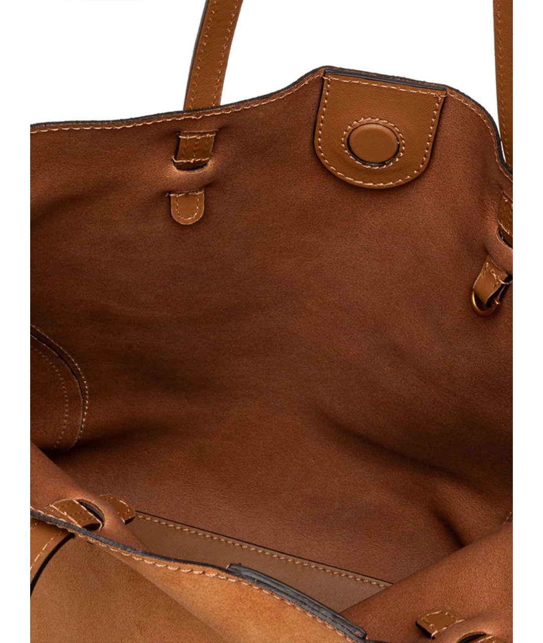 Gianni Chiarini Бежевая кожаная сумка через плечо, фото 4