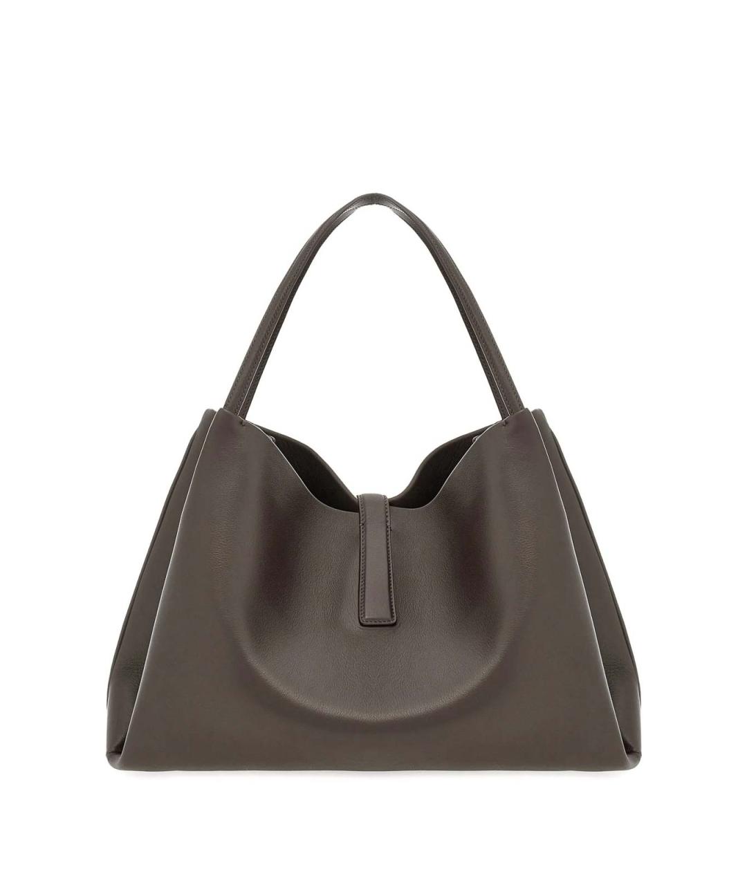 FERRAGAMO Коричневая кожаная сумка тоут, фото 3