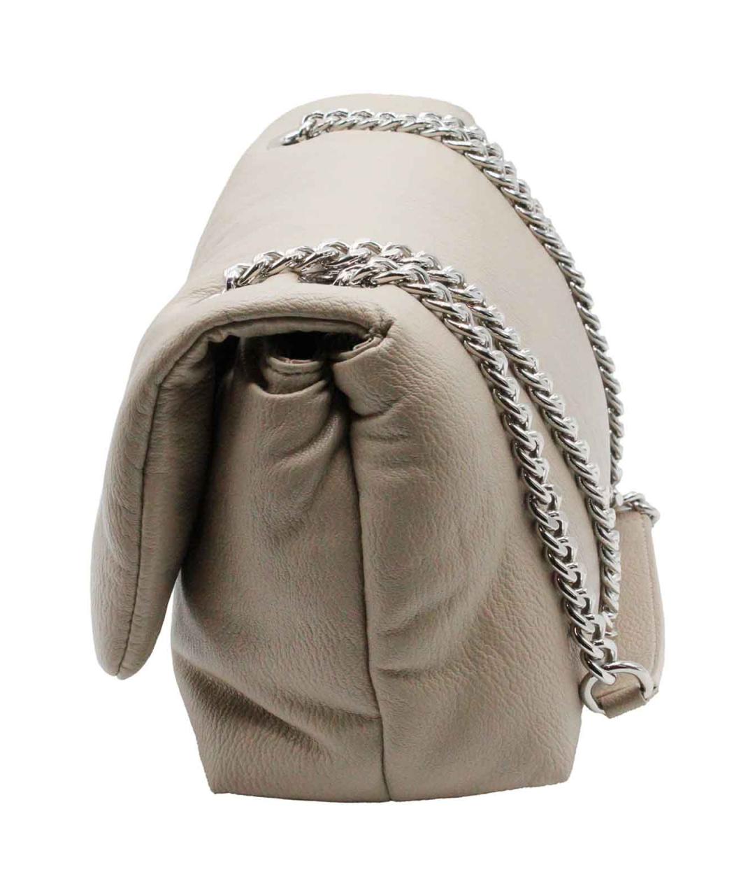 ARMANI EXCHANGE Бежевая кожаная сумка через плечо, фото 2