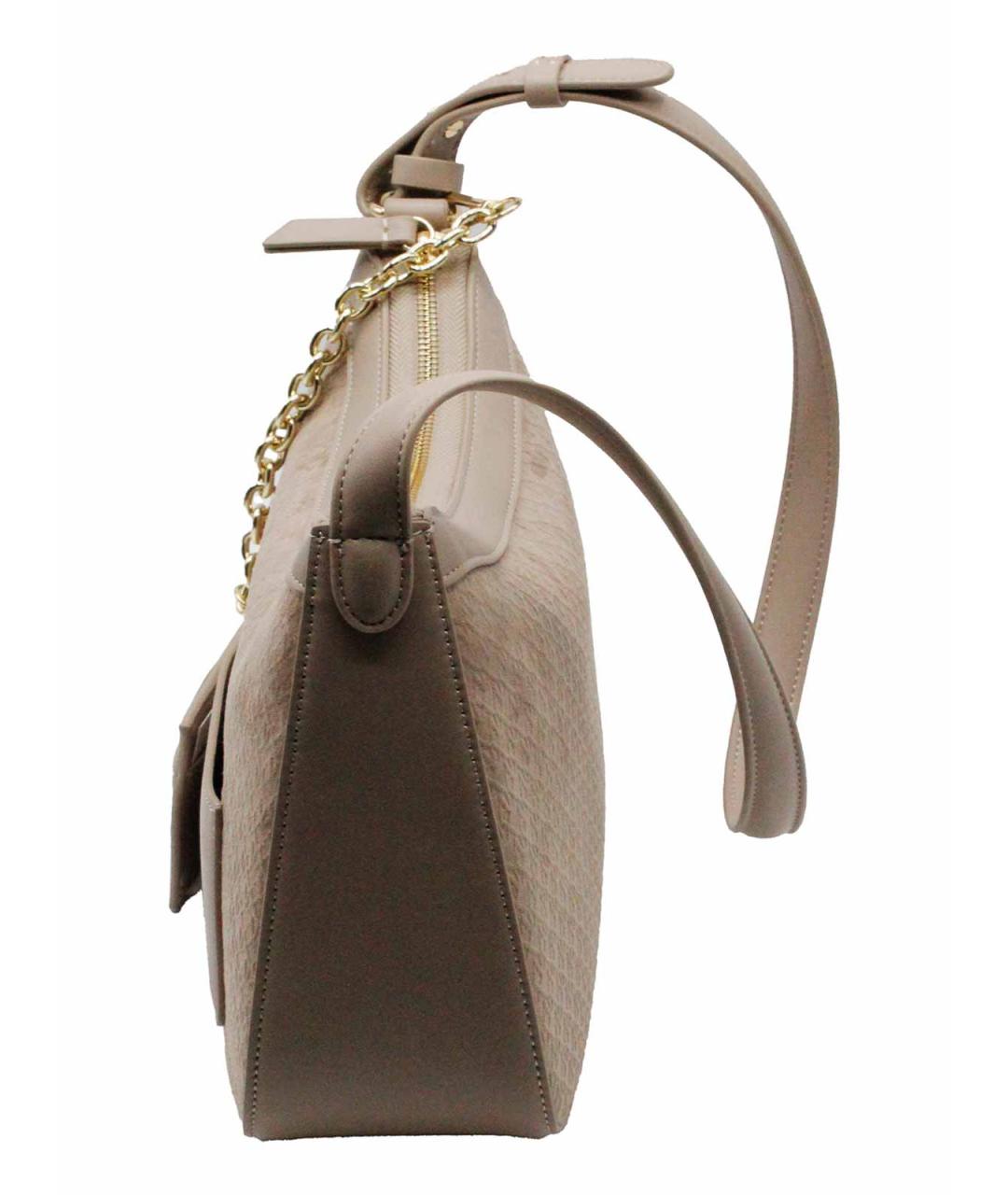 ARMANI EXCHANGE Бежевая канва сумка через плечо, фото 2