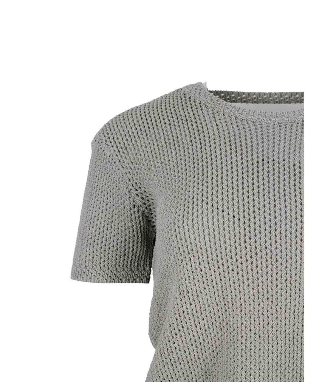 ARMANI EXCHANGE Бежевый полиэстеровый джемпер / свитер, фото 4