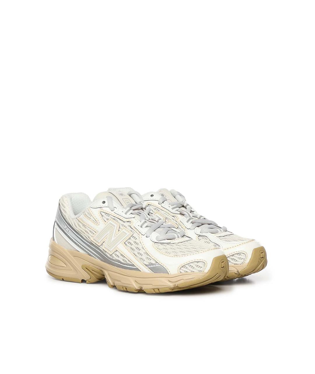 NEW BALANCE Бежевые резиновые кроссовки, фото 4