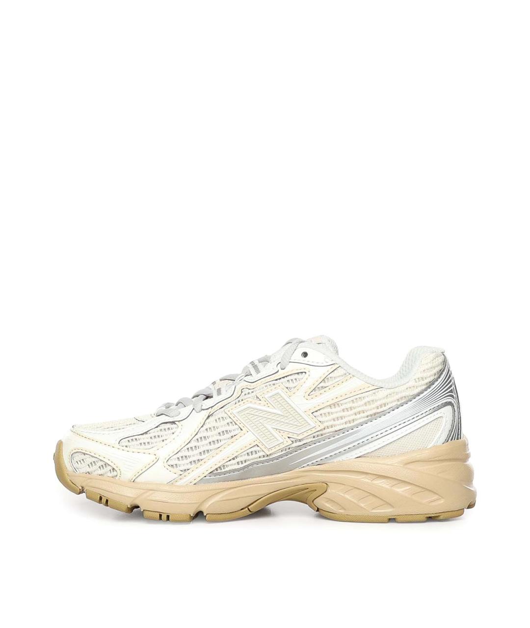 NEW BALANCE Бежевые резиновые кроссовки, фото 3