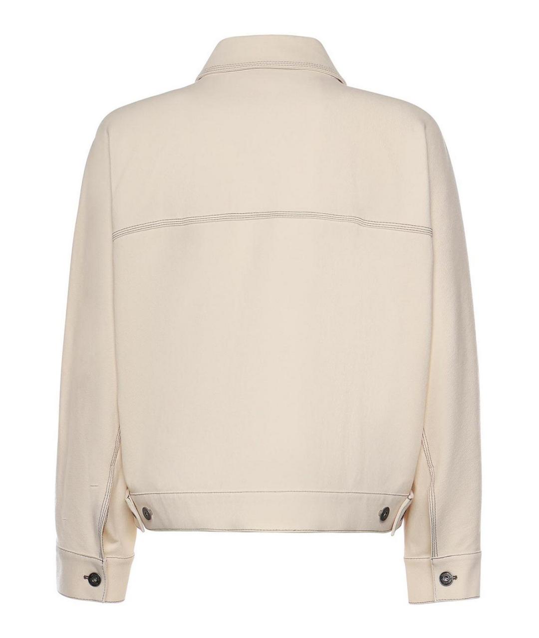 MAX MARA Белая хлопковая рубашка, фото 2