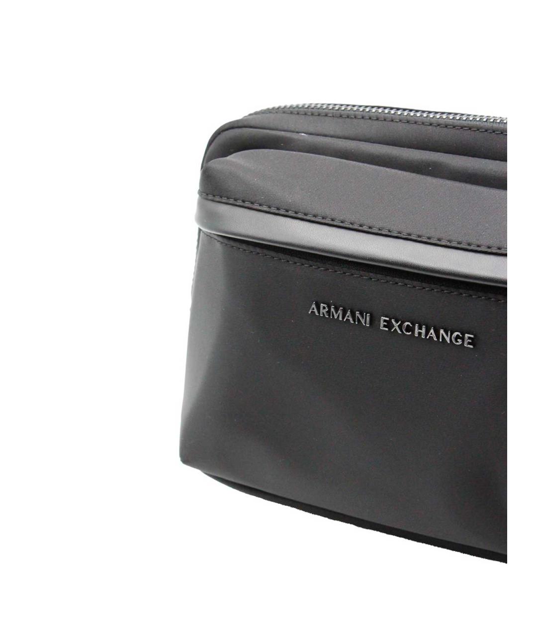 ARMANI EXCHANGE Черная поясная сумка, фото 4
