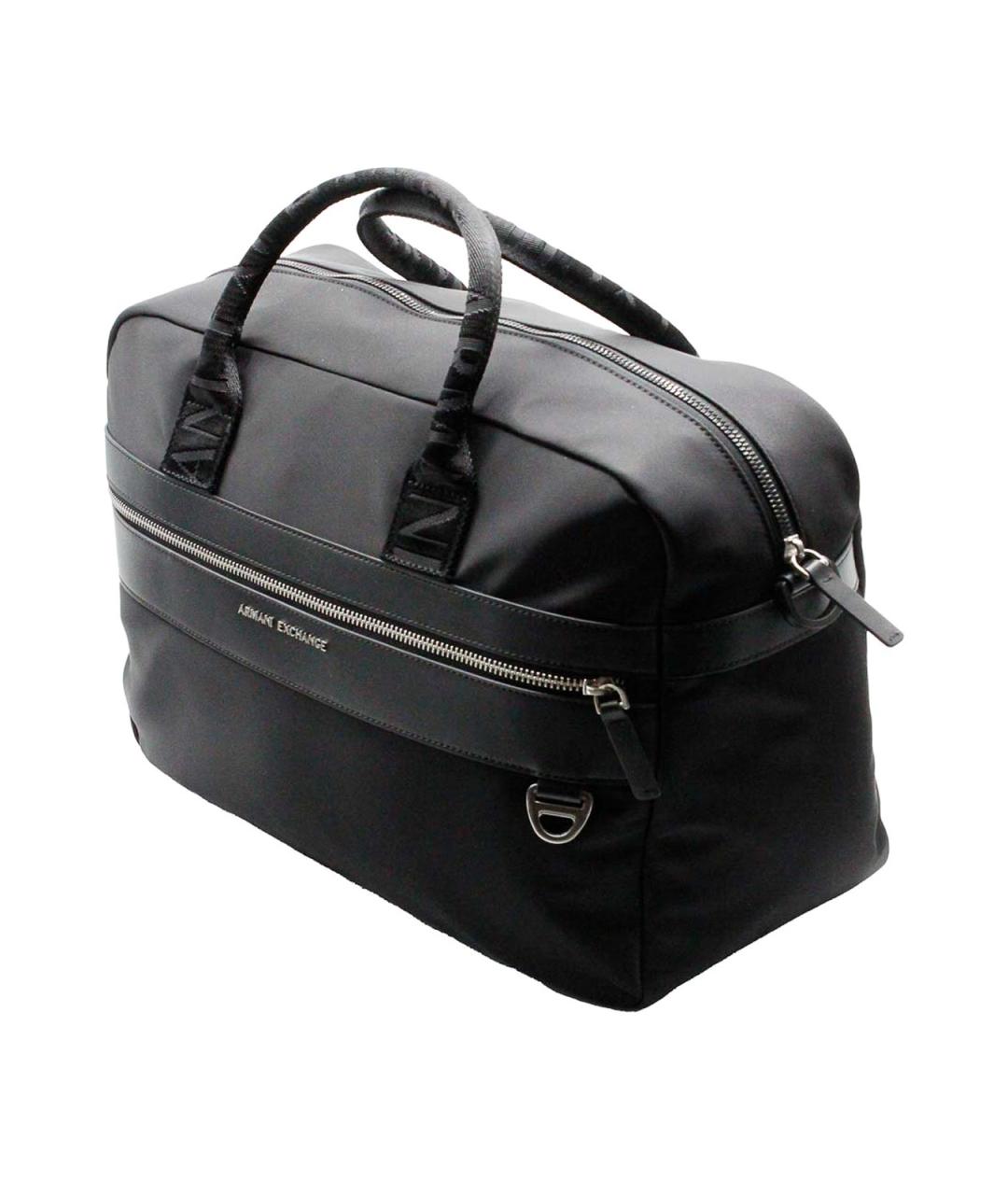 ARMANI EXCHANGE Черная синтетическая сумка на плечо, фото 1