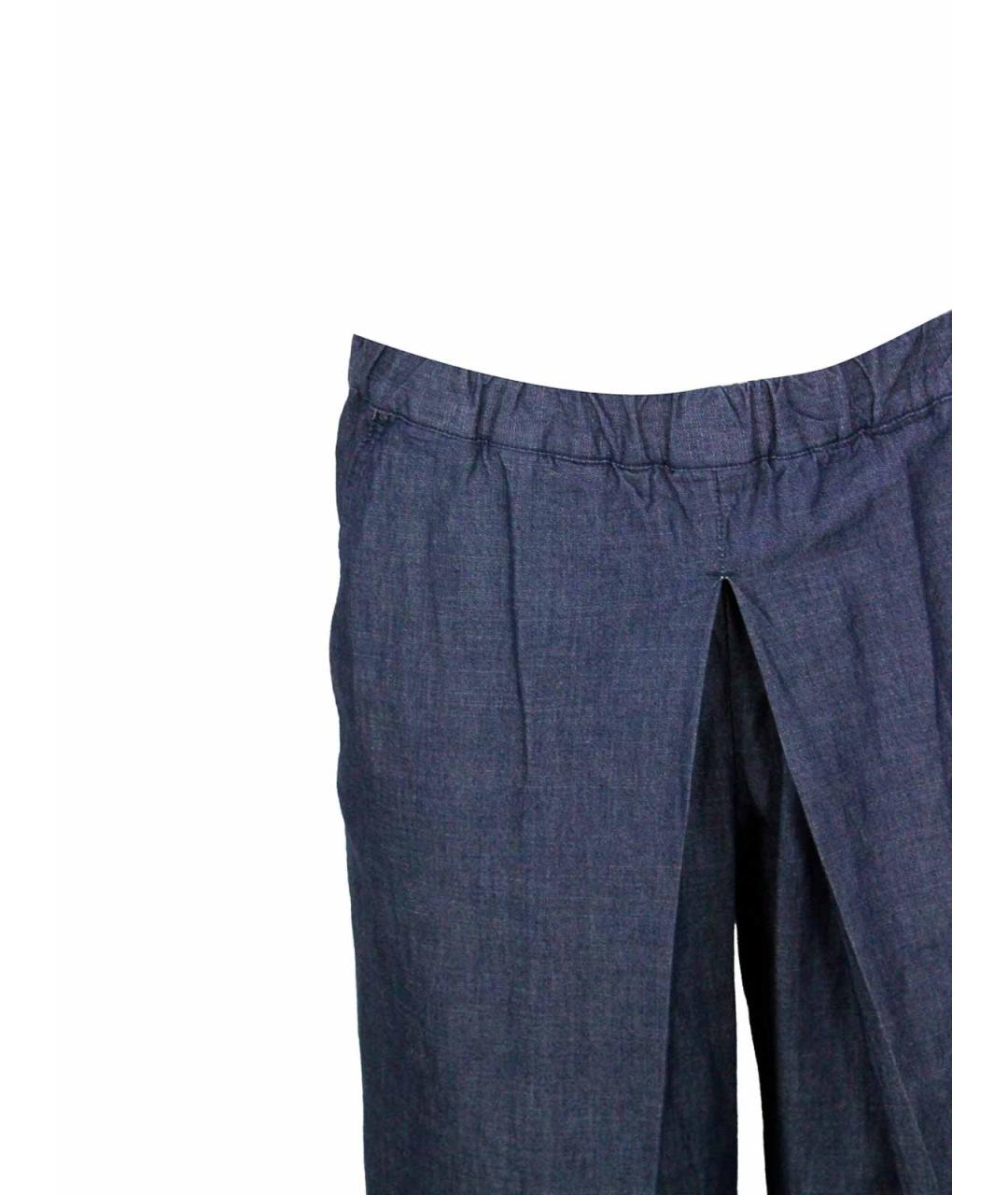 ARMANI EXCHANGE Синие хлопковые брюки широкие, фото 4