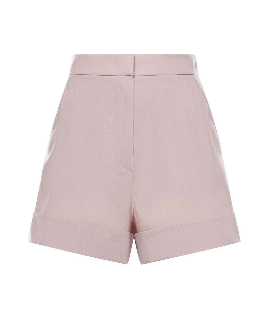 MAX MARA Бежевые шерстяные шорты, фото 1