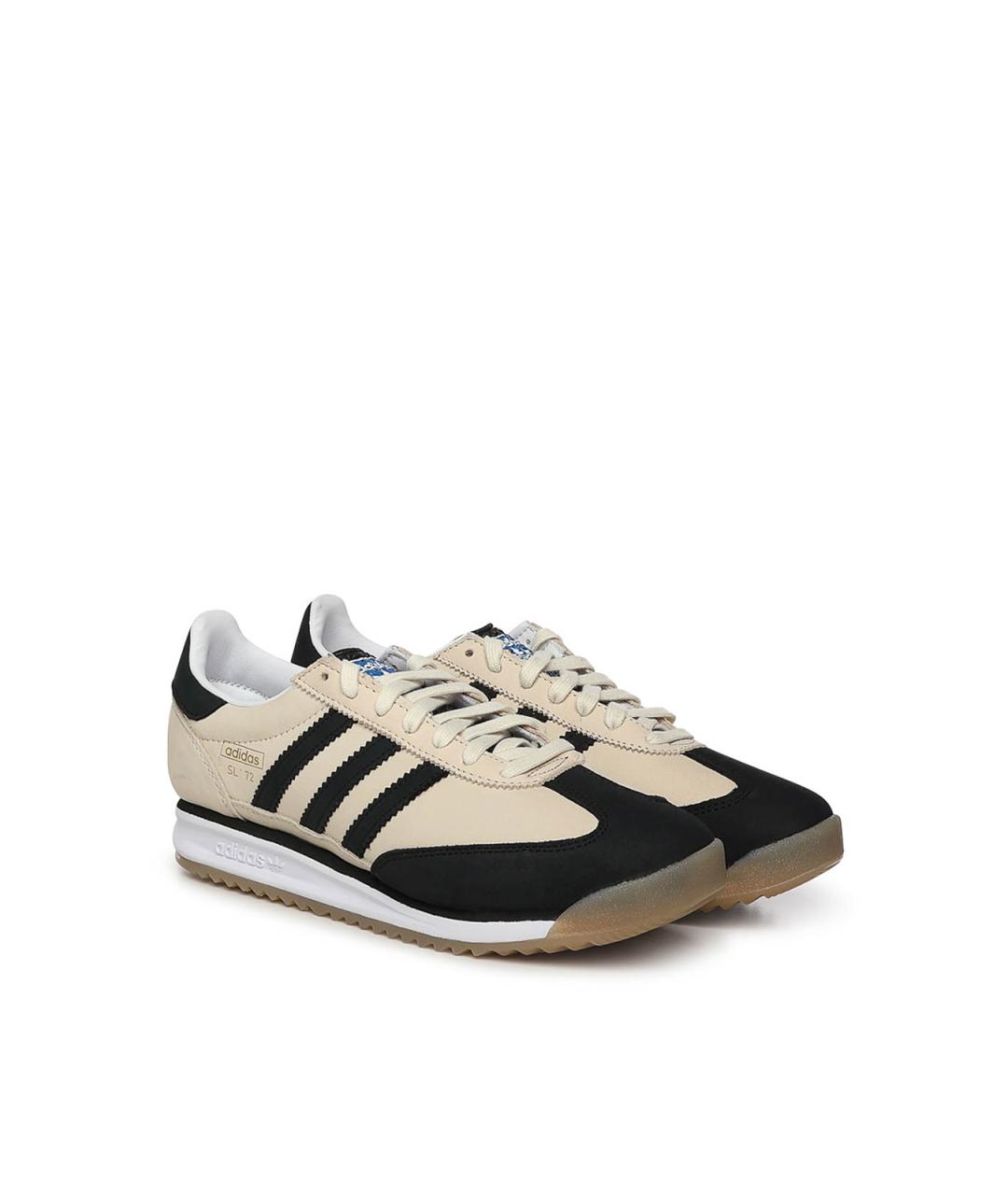 ADIDAS Бежевые кожаные низкие кроссовки / кеды, фото 4