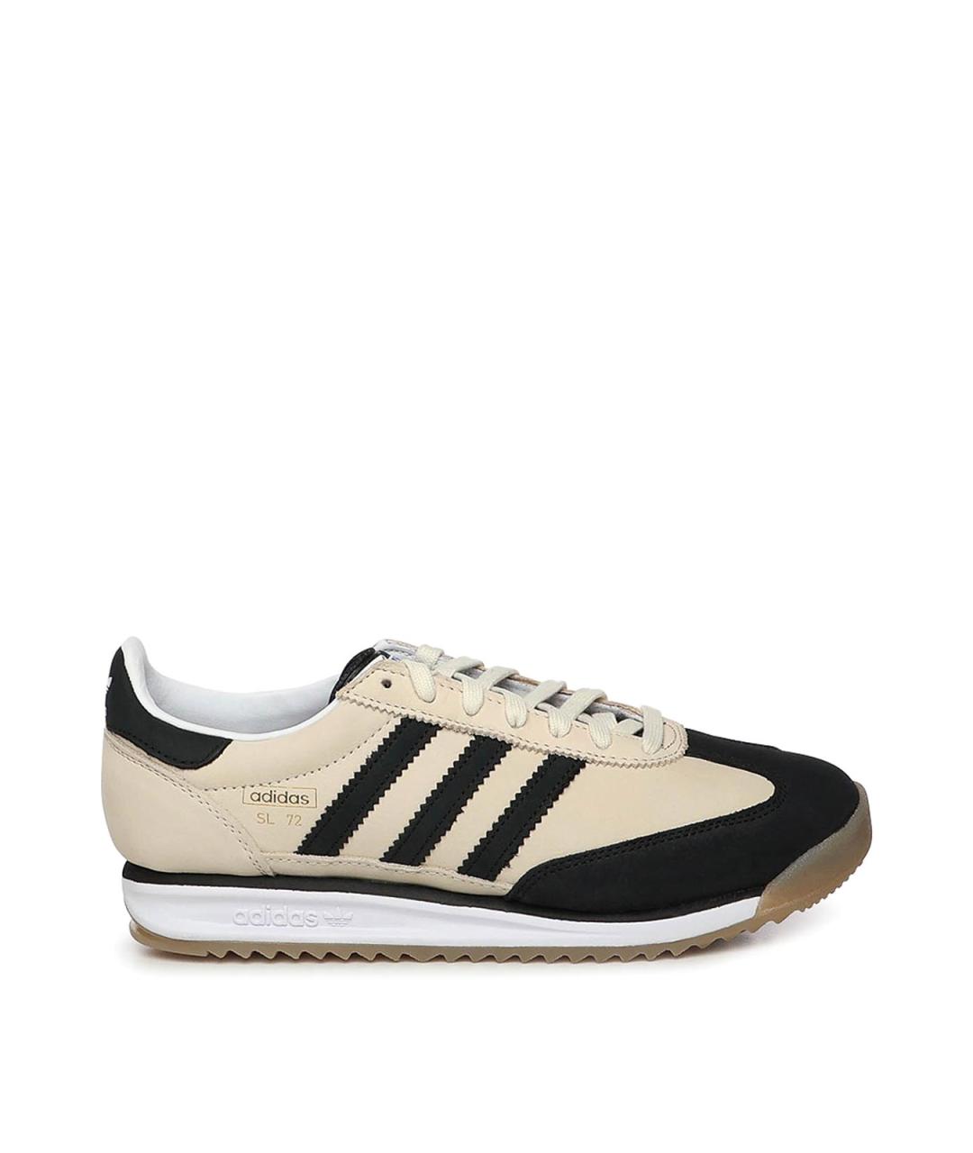 ADIDAS Бежевые кожаные низкие кроссовки / кеды, фото 1