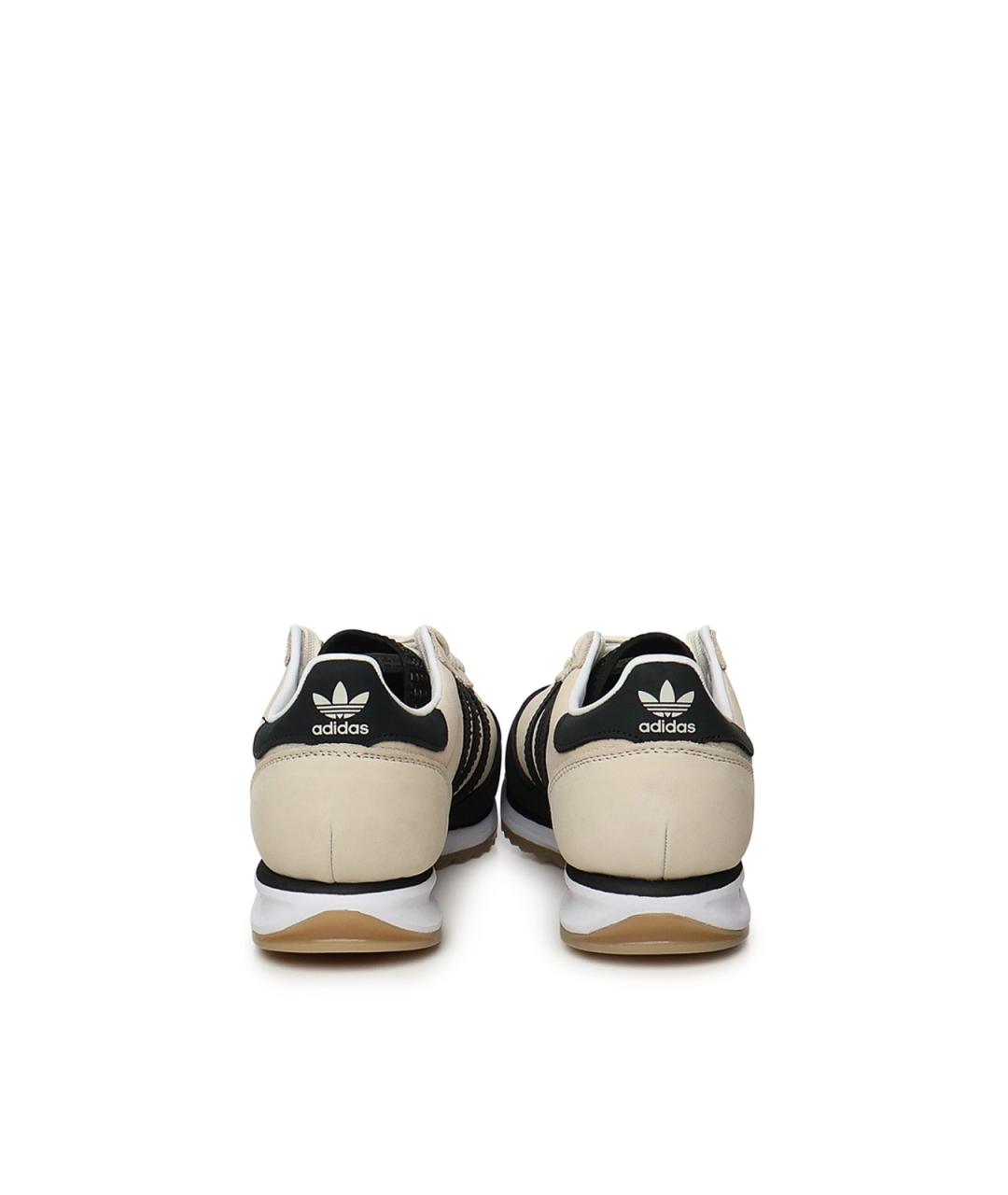 ADIDAS Бежевые кожаные низкие кроссовки / кеды, фото 2