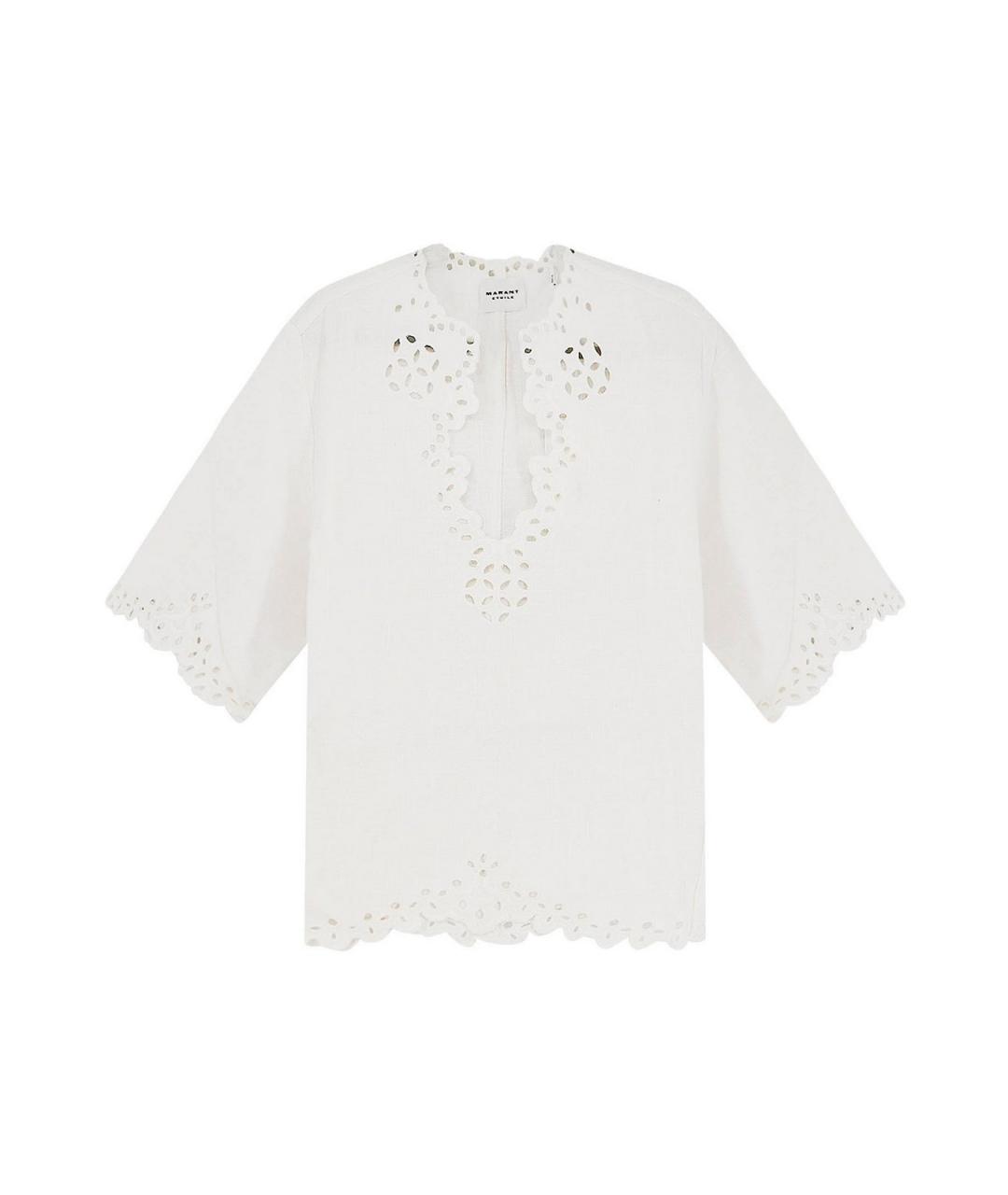 ISABEL MARANT Белая хлопковая рубашка, фото 1