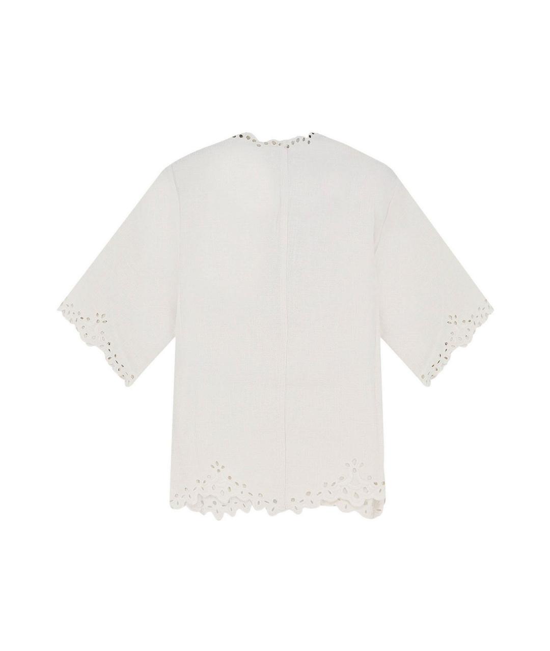ISABEL MARANT Белая хлопковая рубашка, фото 2