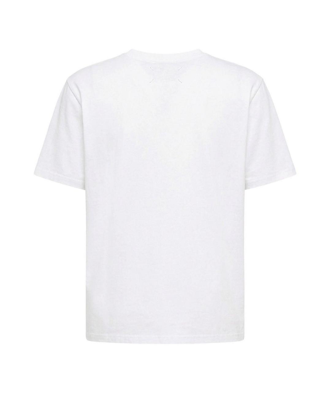 MM6 MAISON MARGIELA Белая хлопковая футболка, фото 2