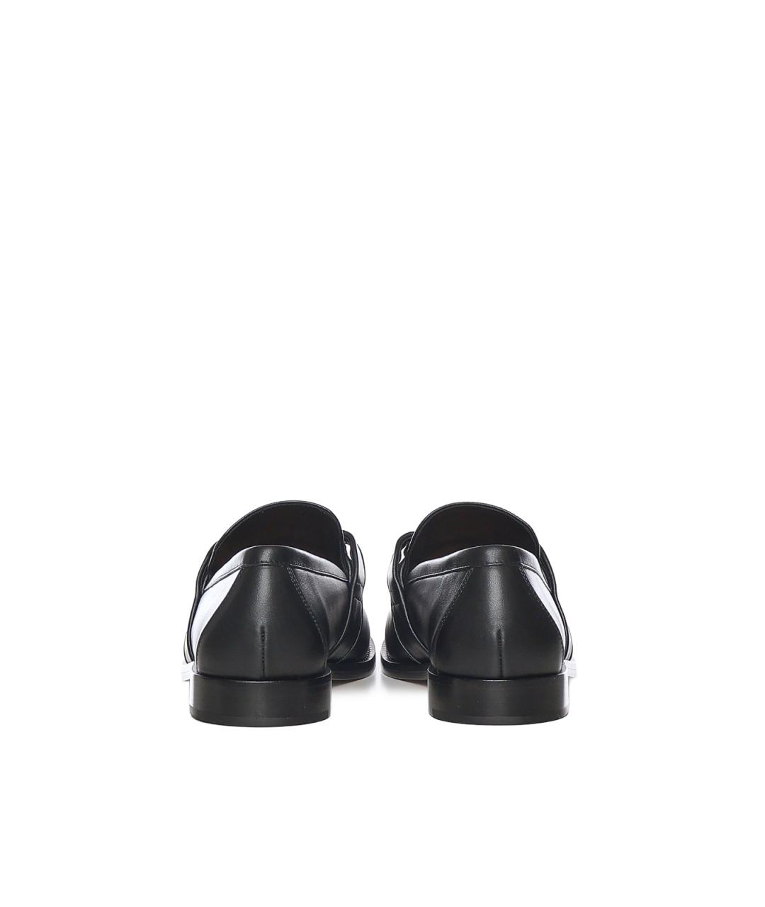 BOTTEGA VENETA Черные кожаные лоферы, фото 2