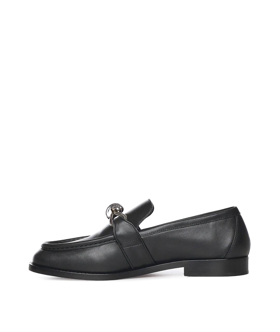 BOTTEGA VENETA Черные кожаные лоферы, фото 3