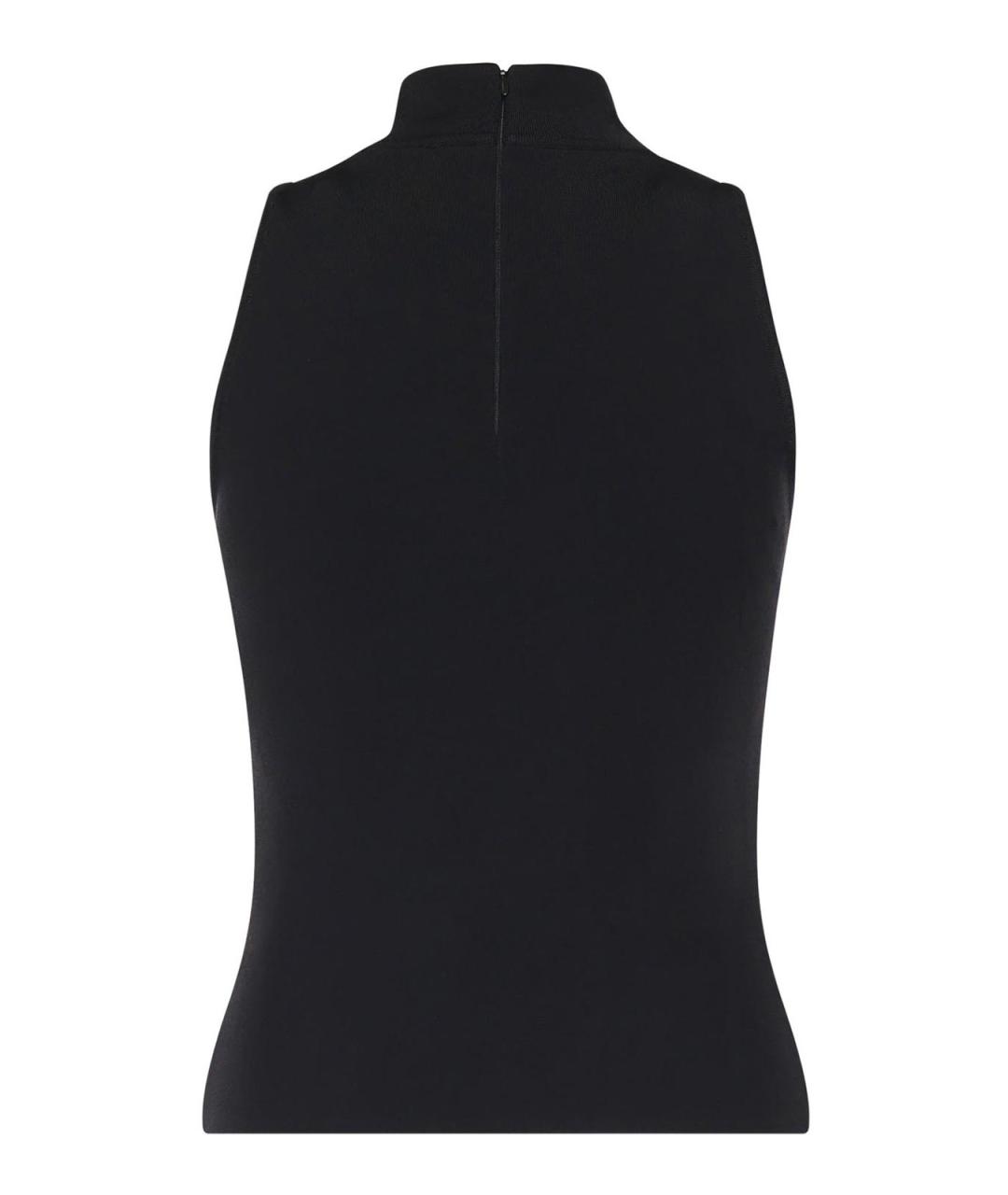 COURREGES Черная вискозная майка, фото 2