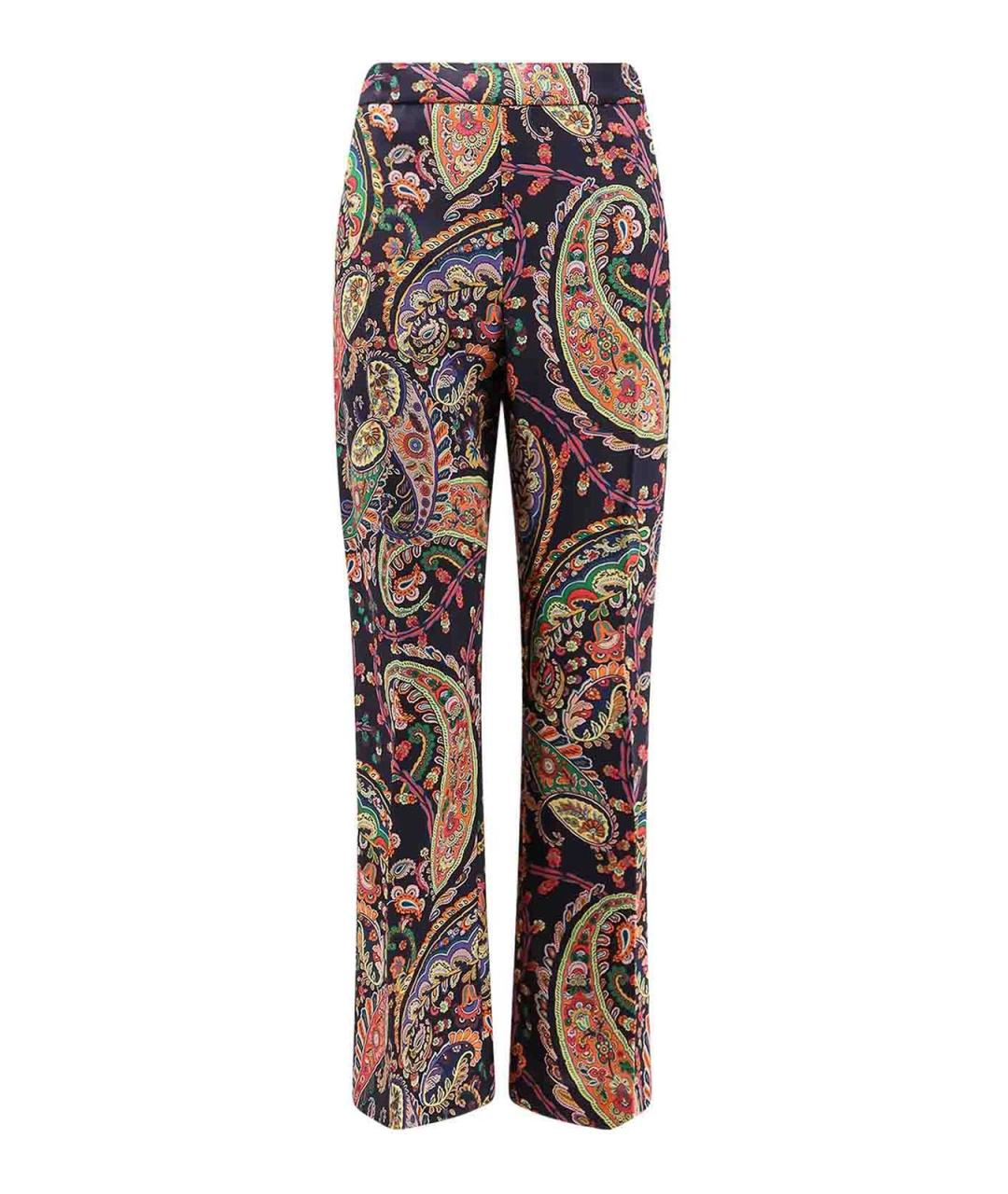 ETRO Мульти полиэстеровые брюки широкие, фото 1