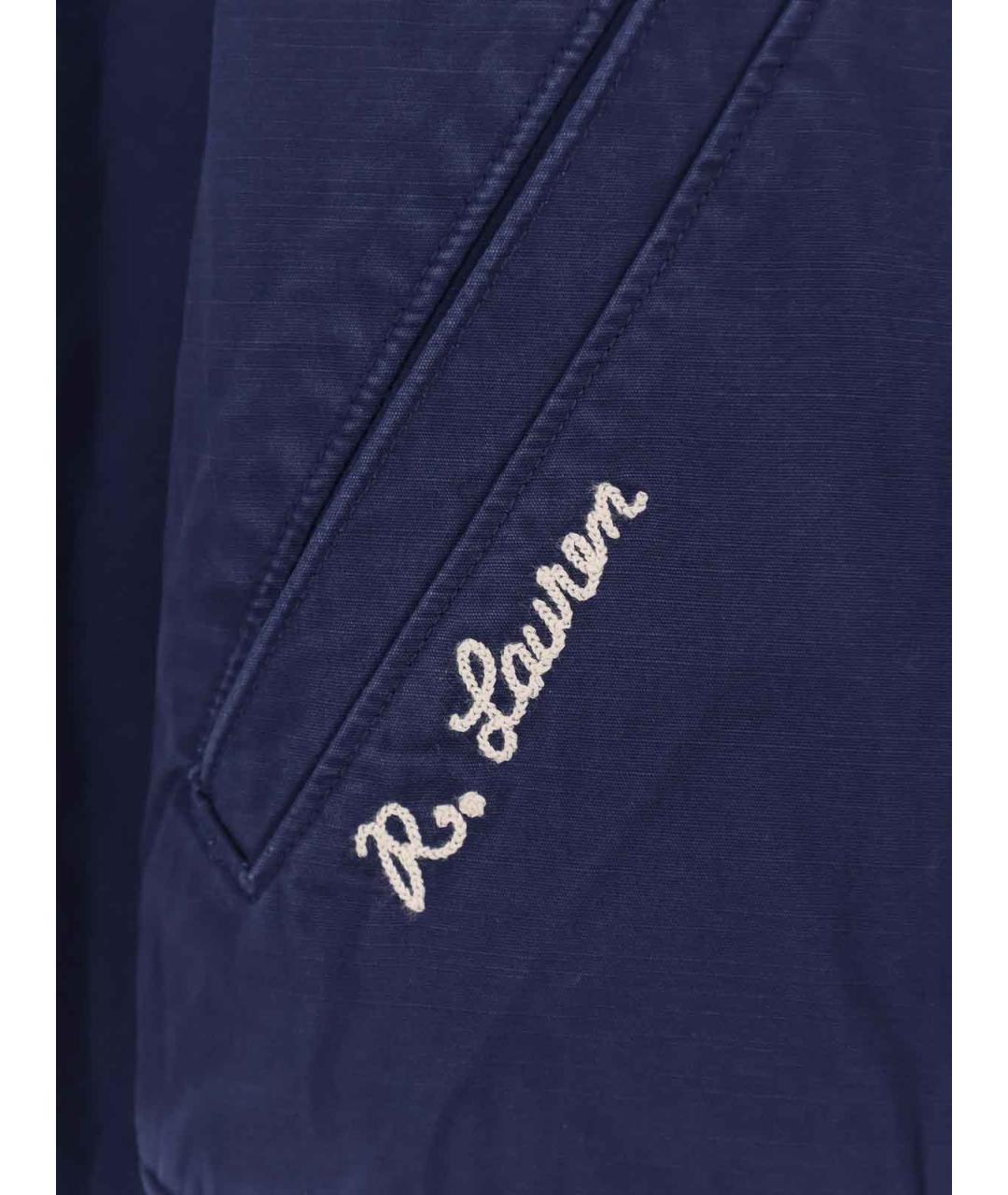 POLO RALPH LAUREN Синяя хлопковая куртка, фото 3