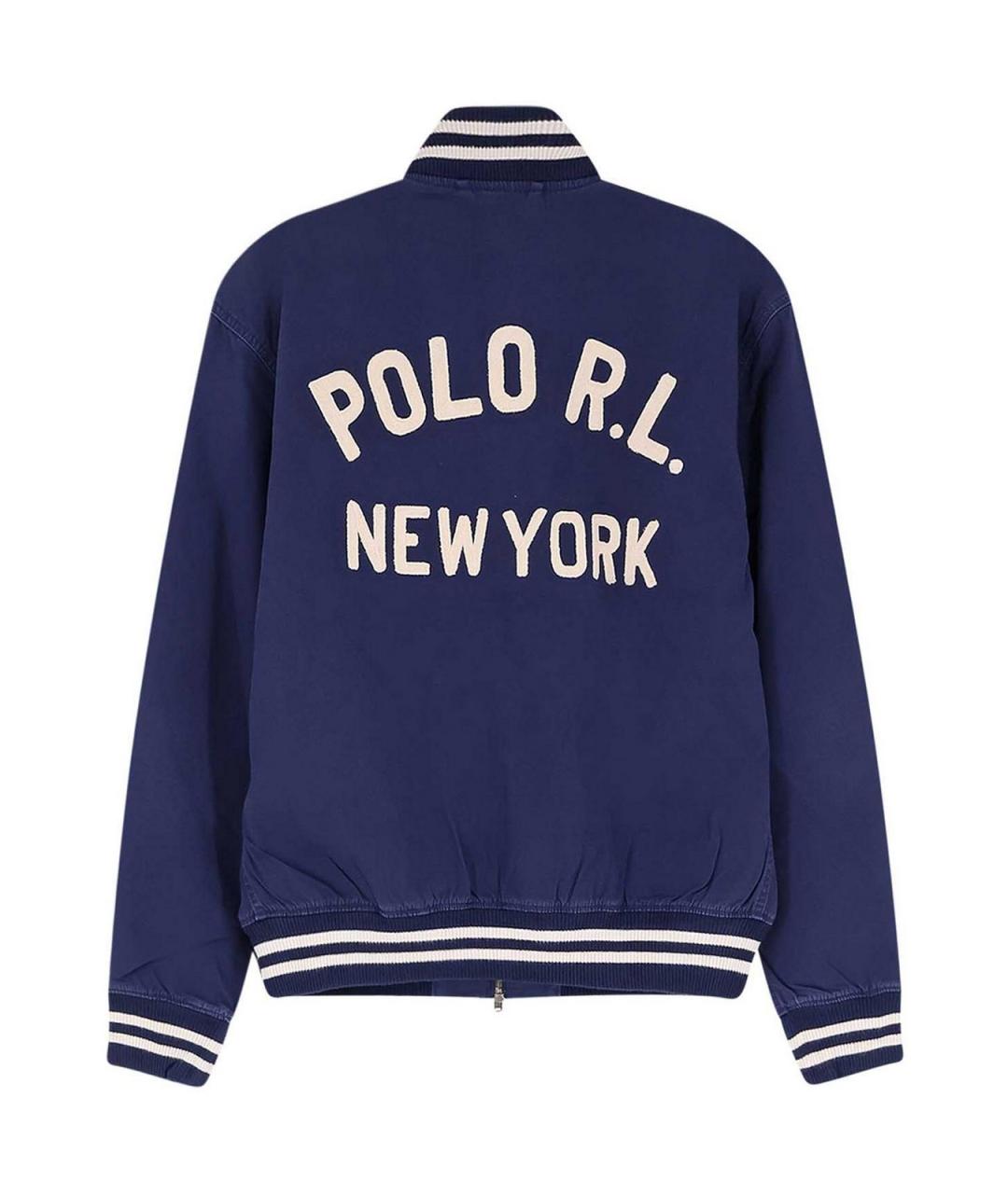 POLO RALPH LAUREN Синяя хлопковая куртка, фото 2
