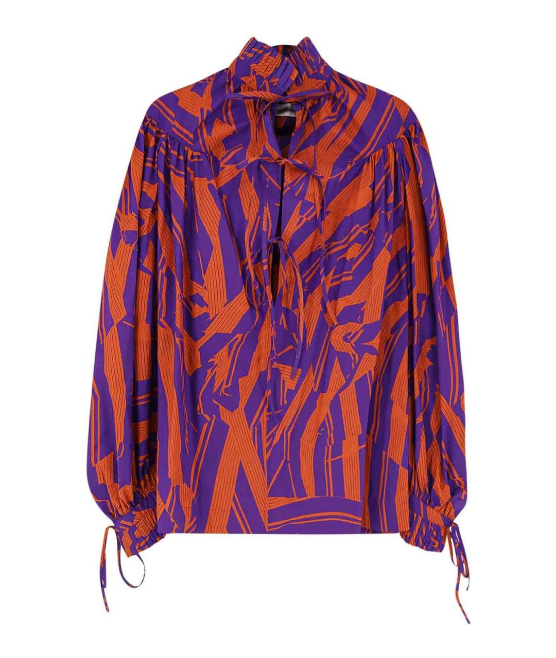 DRIES VAN NOTEN Мульти хлопковая рубашка, фото 1