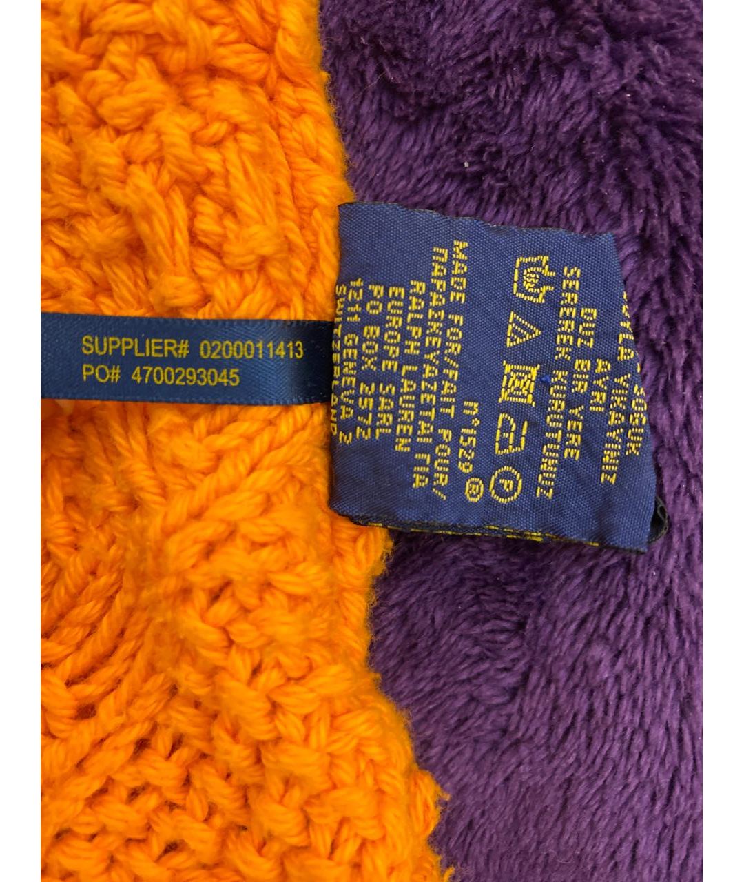 POLO RALPH LAUREN Оранжевый джемпер / свитер, фото 5