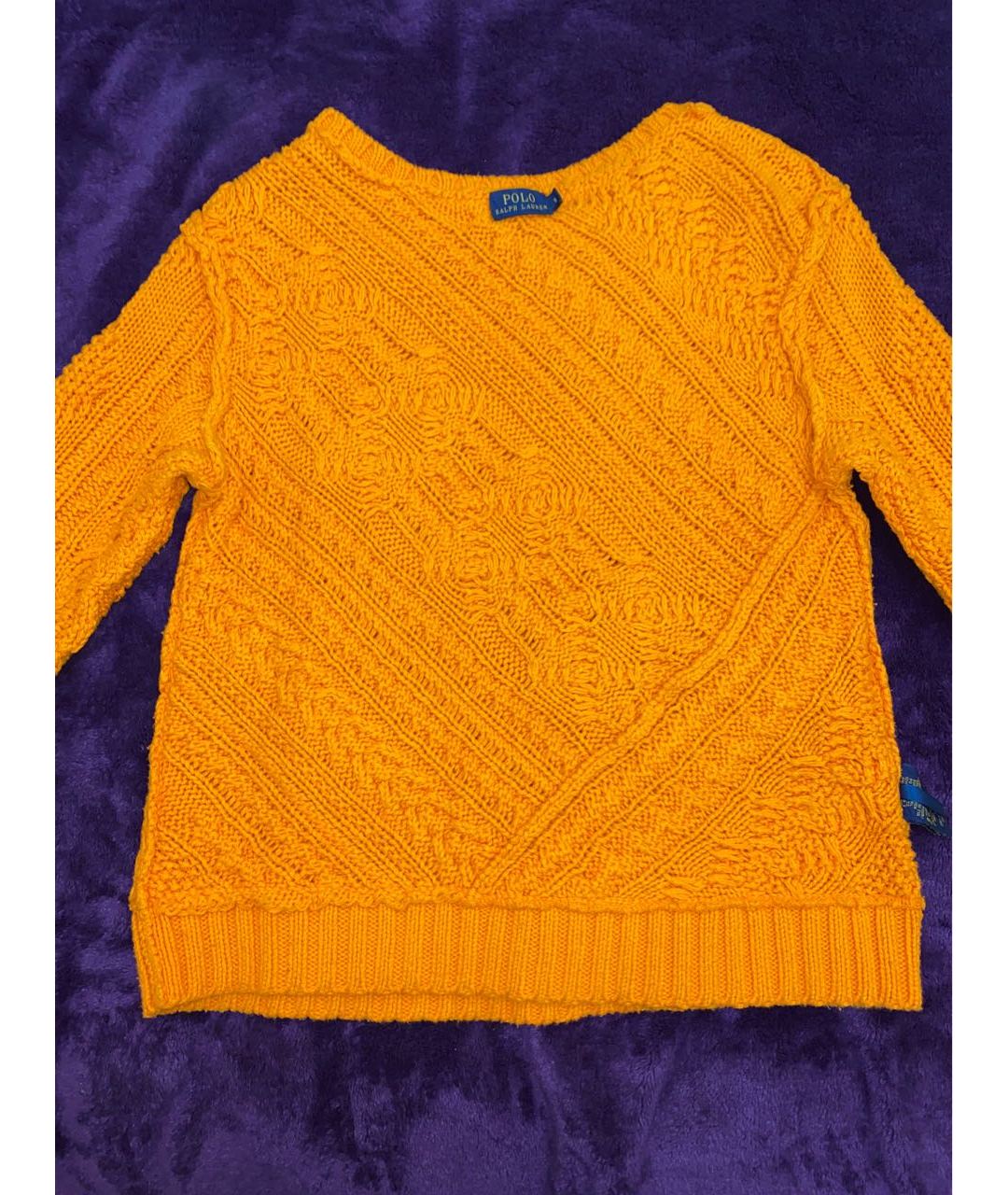 POLO RALPH LAUREN Оранжевый джемпер / свитер, фото 3