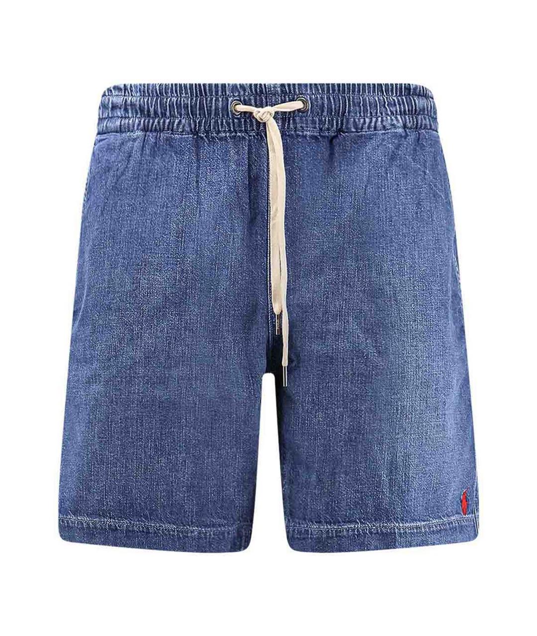 POLO RALPH LAUREN Синие хлопковые шорты, фото 1