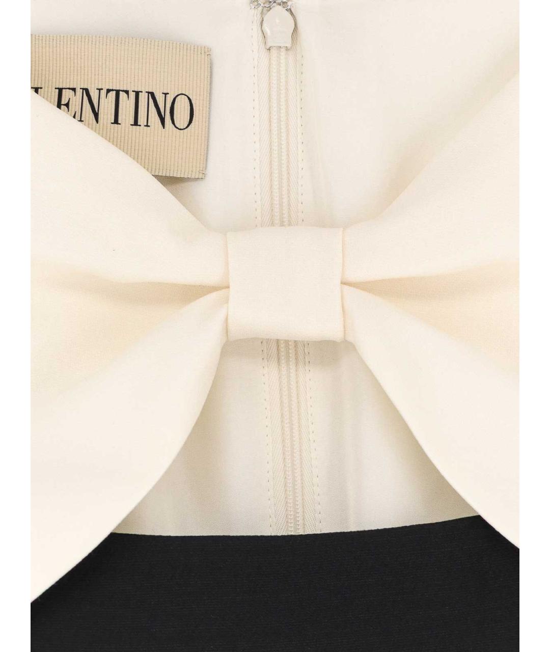VALENTINO Мульти шерстяное повседневное платье, фото 3