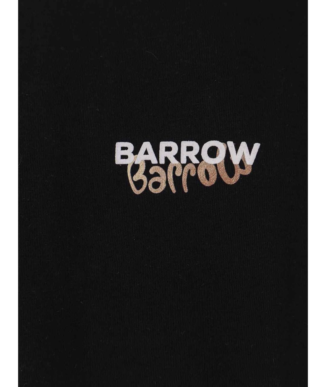 BARROW Черная хлопковая футболка, фото 3
