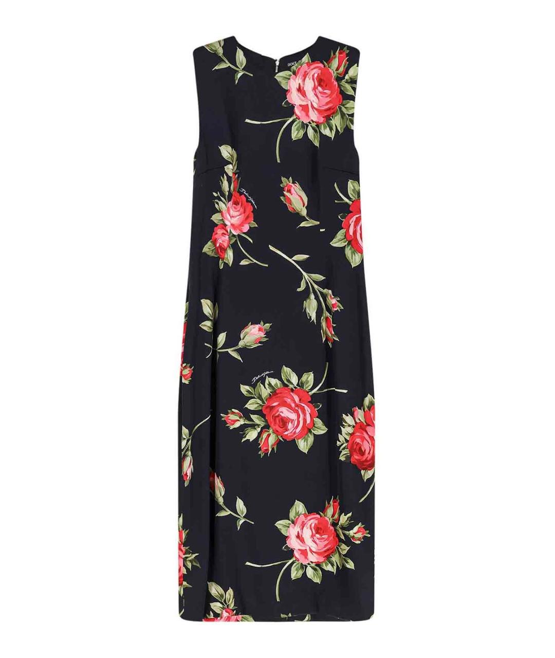 DOLCE&GABBANA Мульти вискозное повседневное платье, фото 1