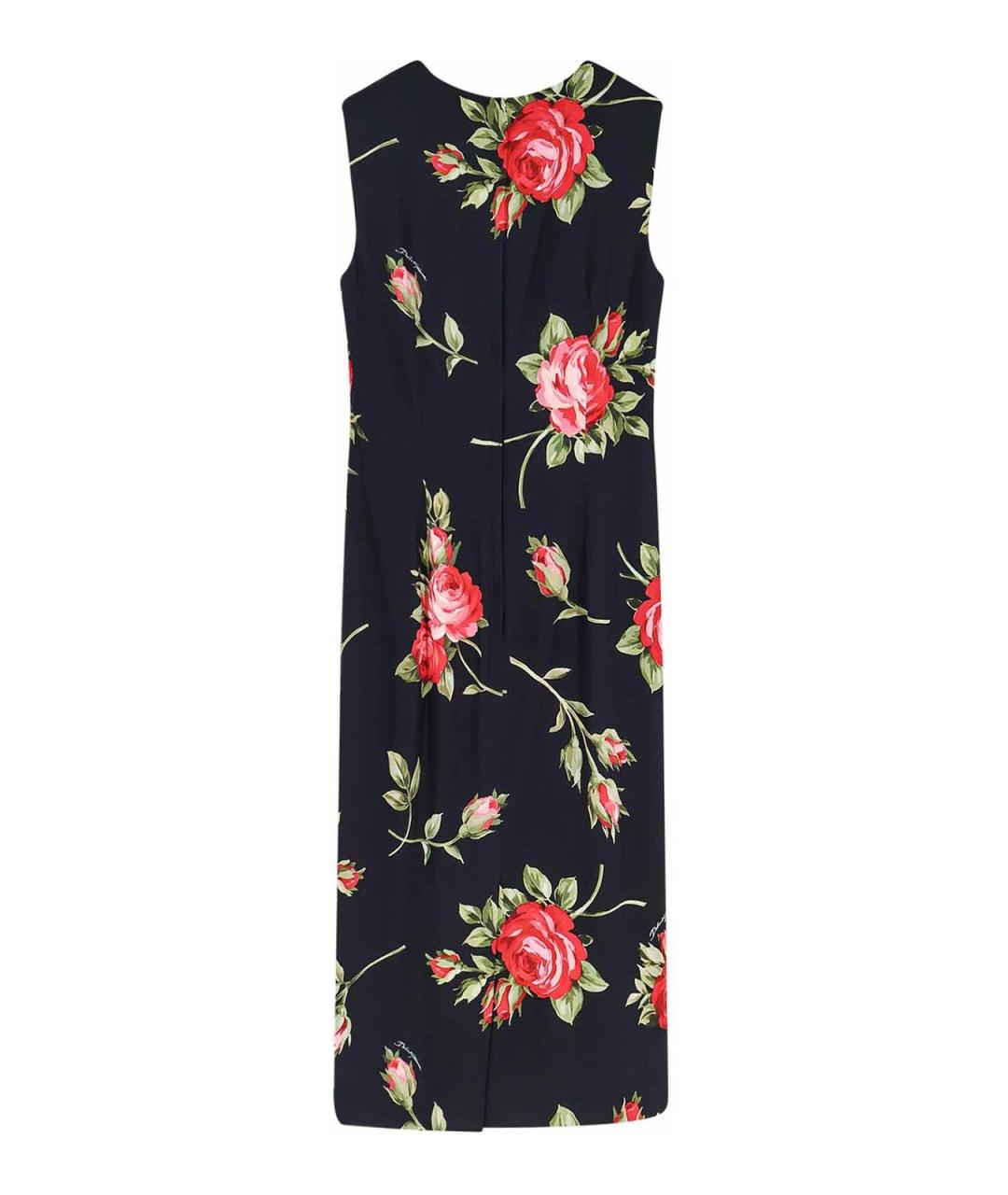 DOLCE&GABBANA Мульти вискозное повседневное платье, фото 2