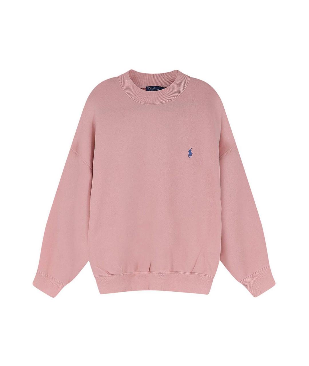 POLO RALPH LAUREN Розовый полиэстеровый джемпер / свитер, фото 1