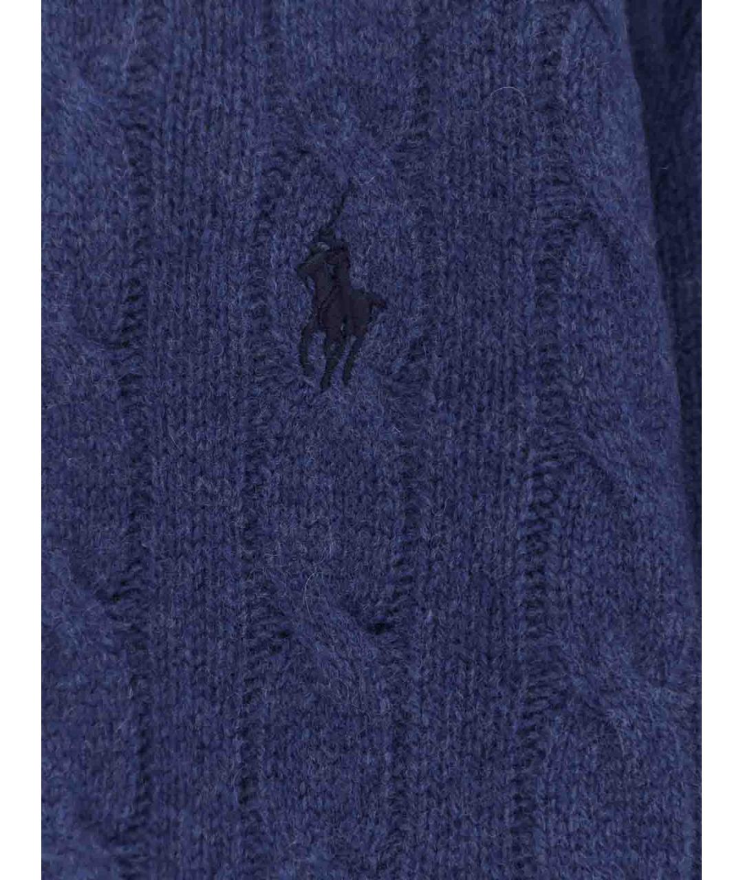 POLO RALPH LAUREN Синий кашемировый джемпер / свитер, фото 3