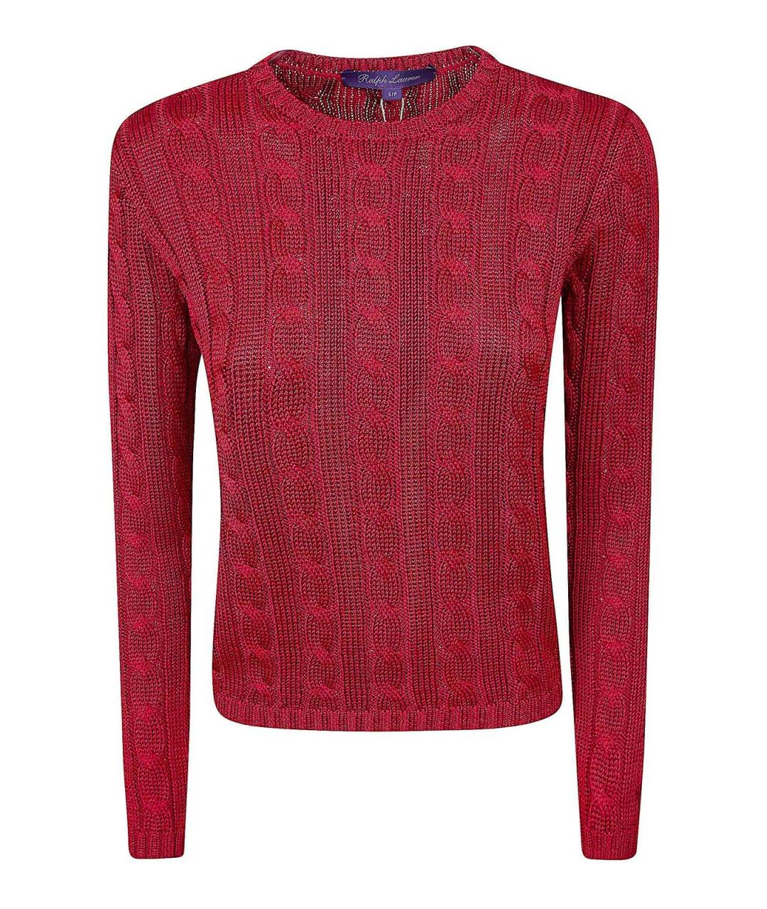 POLO RALPH LAUREN Красный шелковый джемпер / свитер, фото 1