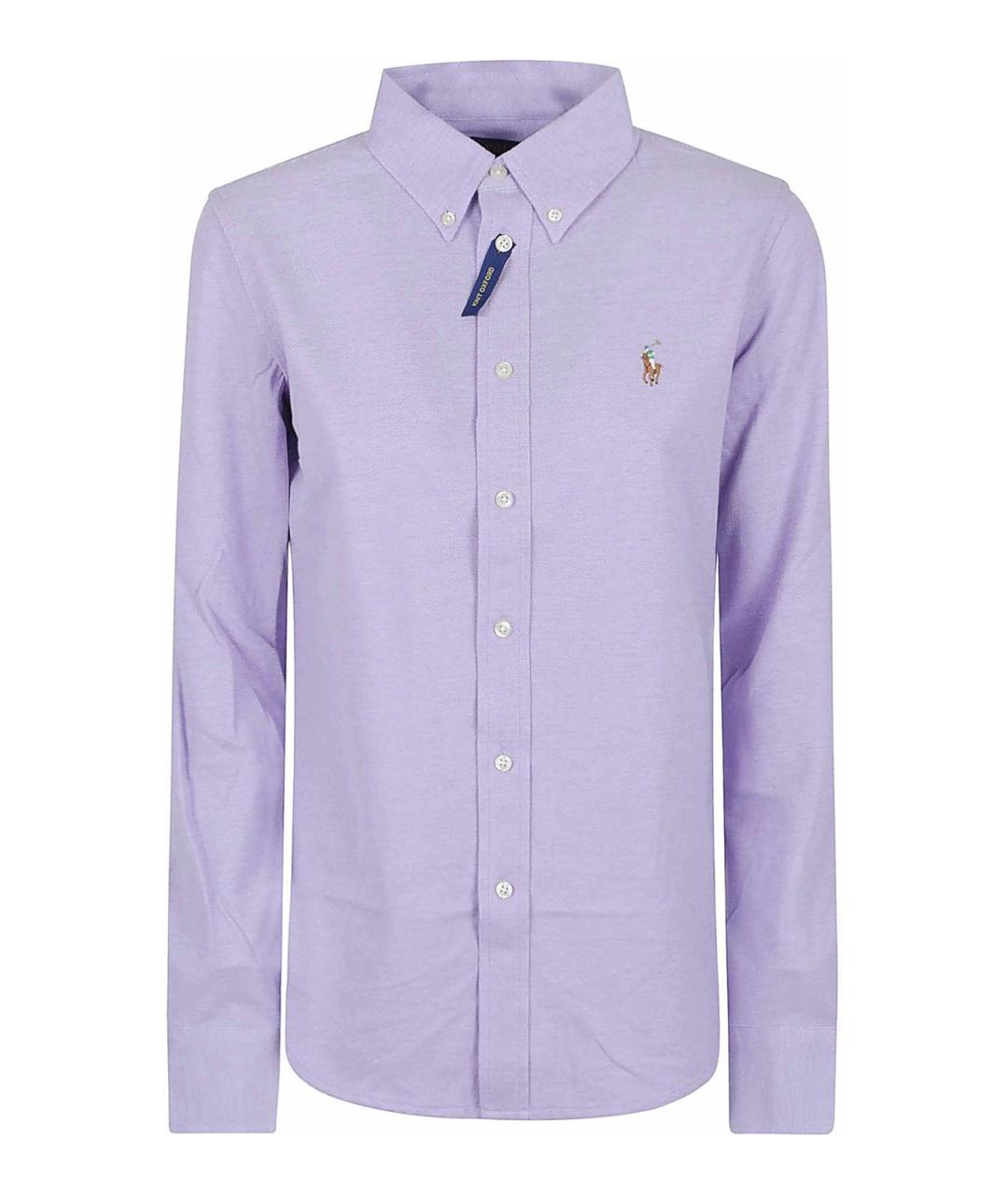 POLO RALPH LAUREN Фиолетовая хлопковая рубашка, фото 1