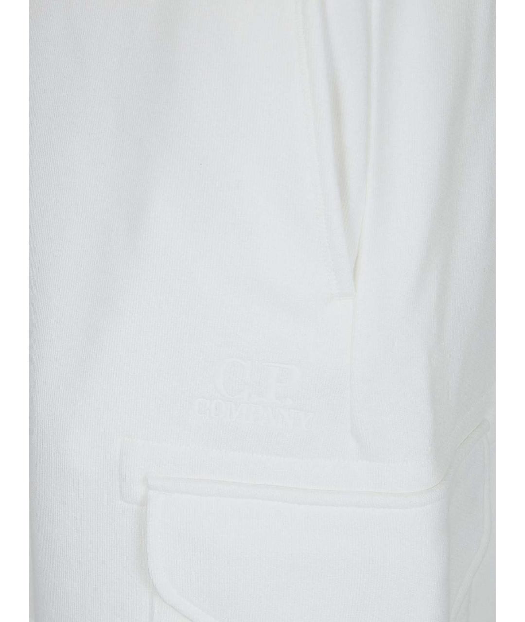 CP COMPANY Белые хлопковые шорты, фото 3