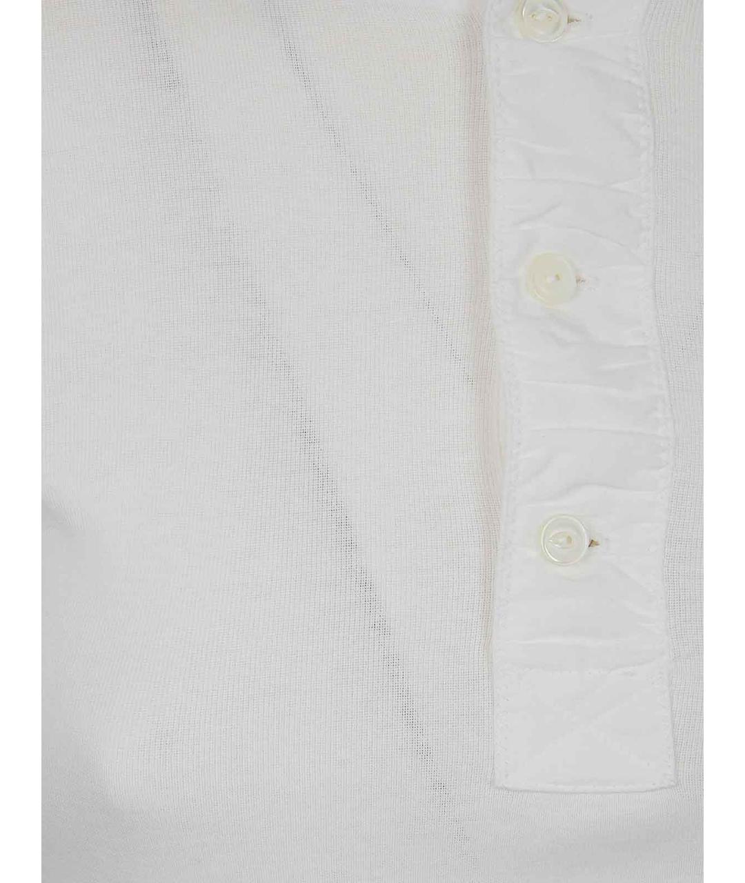 POLO RALPH LAUREN Белое хлопковое платье, фото 3