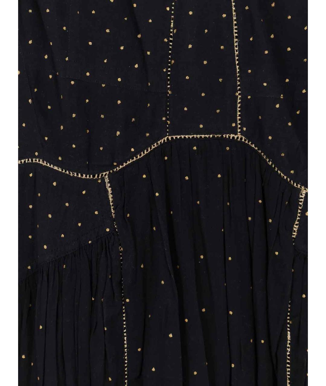 ISABEL MARANT Черное хлопковое повседневное платье, фото 3