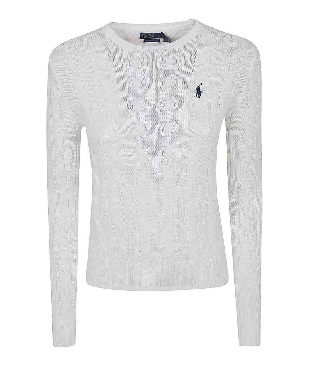 POLO RALPH LAUREN Белая хлопковая футболка, фото 1