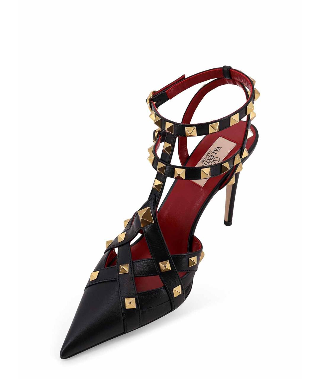 VALENTINO Черные кожаные туфли, фото 4
