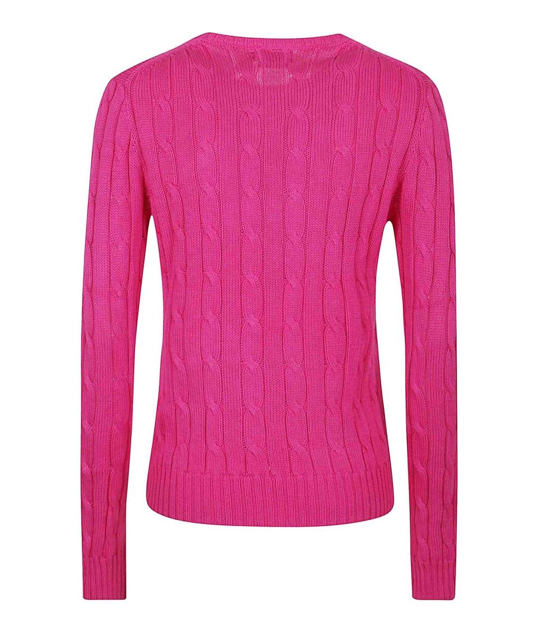 POLO RALPH LAUREN Бежевый хлопковый джемпер / свитер, фото 2